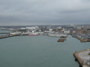 Ankunft am Ocean Terminal