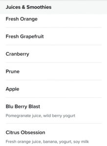 Blu - Frühstück
