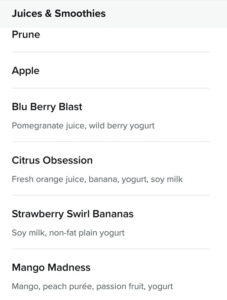 Blu - Frühstück