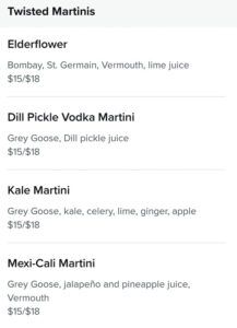 Martini Bar