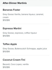 Martini Bar