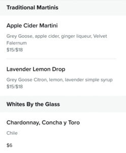 Martini Bar