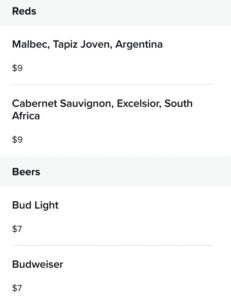 World Class Bar