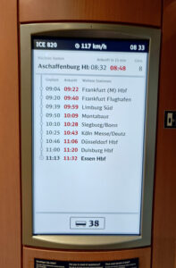 Verspätung...