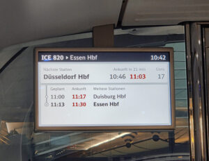 wieder etwas eingeholt