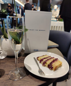 Sekt und Tauftorte