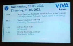Tagesprogramm Tag 1