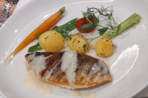 Doraden Filet mit weißem Trüffelschaum