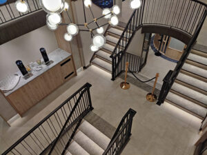 Split-Level im Foyer