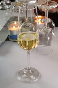 Sekt zur Begrüßung