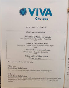 English Menu