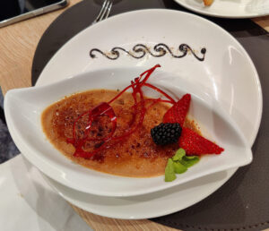 Crème Brûlée von der Blutorange