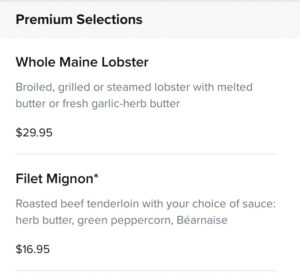 Solarium Bistro Dinner