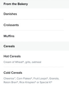 Frühstück