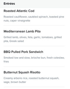 Mittagessen