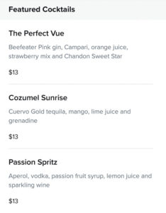 Vue Bar