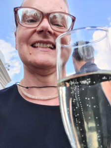erst ein Glas Sekt