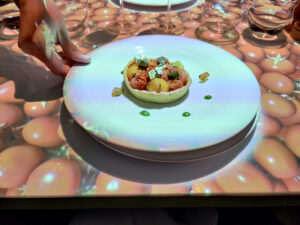 Tartelet of slow-roasted heirloom tomatoes