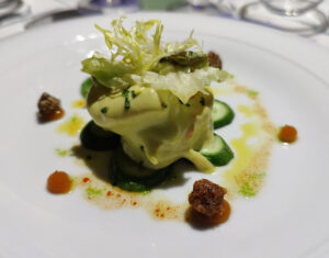 Poached Shrimp and Persian Cucumber Salad