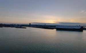 Ankunft in Southampton