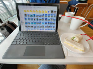 Arbeiten in der Lounge