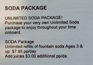 Unlimited Soda Package