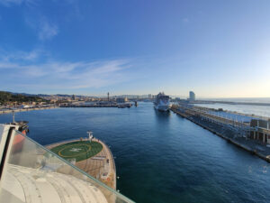 Einfahrt nach Barcelona
