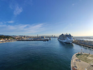 Einfahrt nach Barcelona