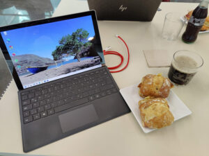 Arbeiten in der Lounge