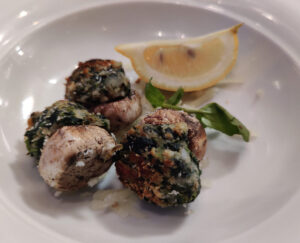 Stuffed Mushroom Caps