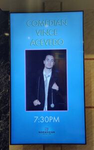 Comedian Vince Acevado