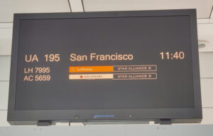 UA 195 MUC -SFO