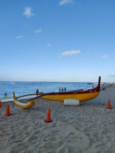 Waikiki Beach am Morgen