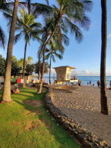 Sonnenuntergang am Waikiki Beach