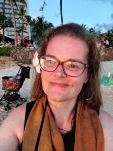 Selfie zum Sonnenuntergang
