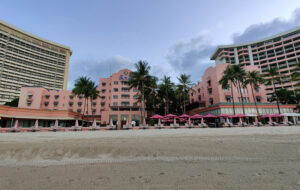 Morgens am Waikiki Beach