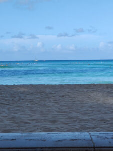 Frühstück am Waikiki Beach