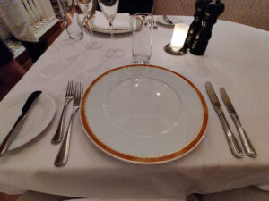 Gedeck im Jefferson´s Bistro