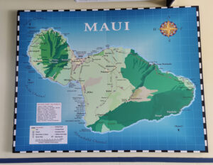 Inselkarte Maui