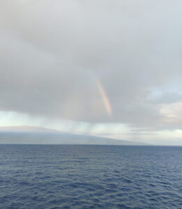 Regenbogen am Morgen
