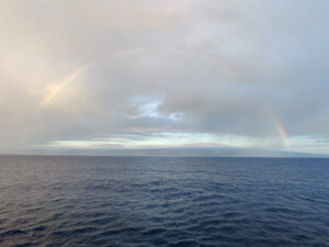 Regenbogen am Morgen