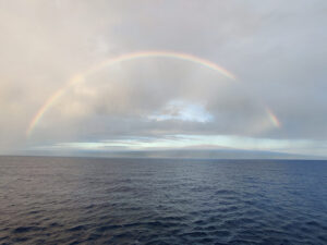 Regenbogen am Morgen