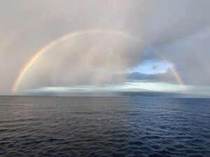 Regenbogen am Morgen