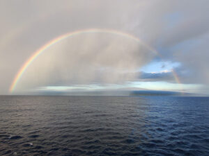 Regenbogen am Morgen
