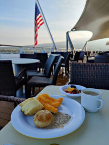 Frühstück vor Kona