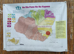Karte von Kaua´i