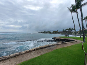 Blick zum Lawa´i Beach