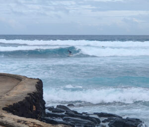 Surfer vor Lawa´i Beach