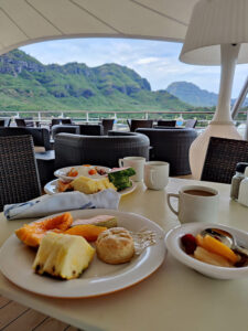 Frühstück mit Aussicht