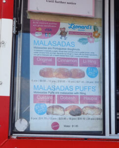 Malasada Mobile von Leonard´s Bakery